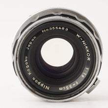 画像をギャラリービューアに読み込む, ニコン Nippon Kogaku W-NIKKOR 3.5cm 35mm F1.8 Sマウント
