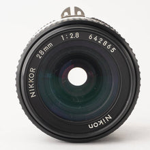画像をギャラリービューアに読み込む, ニコン Nikon Ai-s NIKKOR 28mm F2.8