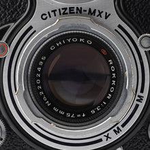 画像をギャラリービューアに読み込む, ミノルタ Minolta AUTOCORD 前期 / CHIYOKO ROKKOR 75mm F3.5