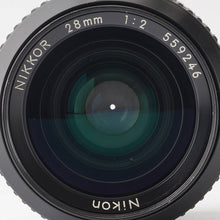 Load image into Gallery viewer, Nikon Ai NIKKOR 28mm f/2