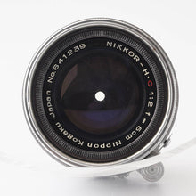 Load image into Gallery viewer, Nippon Kogaku NIKKOR H C 5cm 50mm f/2 L39 LTM