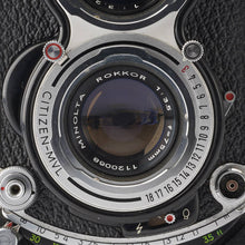 画像をギャラリービューアに読み込む, ミノルタ Minolta AUTOCORD III 3型 / ROKKOR 75mm F3.5