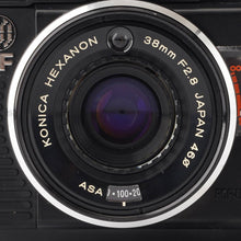 画像をギャラリービューアに読み込む, コニカ Konica C35 AF / HEXANON 38mm F2.8