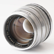 画像をギャラリービューアに読み込む, キヤノン Canon 50mm F1.8 ライカL39マウント