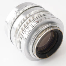 画像をギャラリービューアに読み込む, キヤノン Canon 50mm F1.8 ライカL39マウント