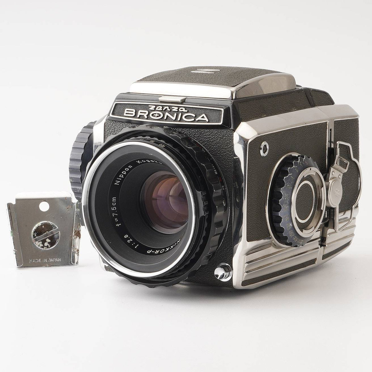 【今季入荷】ゼンザブロニカ BRONICA S2 75mm 50mm 150mm 付き フィルムカメラ