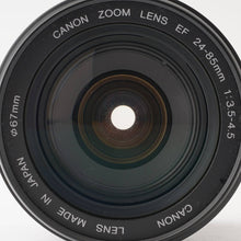 画像をギャラリービューアに読み込む, キヤノン Canon EF 24-85mm F3.5-4.5 USM
