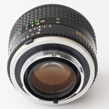 画像をギャラリービューアに読み込む, ミノルタ Minolta MC Rokkor PG 50mm F1.4 MC マウント