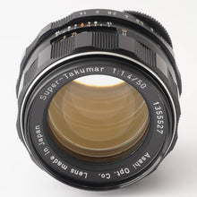 画像をギャラリービューアに読み込む, ペンタックス Pentax Asahi スーパータクマー Super Takumar 50mm F1.4 前期 8枚玉 M42 マウント