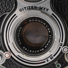 画像をギャラリービューアに読み込む, ミノルタ Minolta AUTOCORD 前期 / CHIYOKO ROKKOR 75mm F3.5