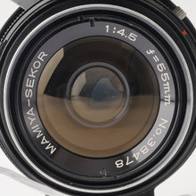 画像をギャラリービューアに読み込む, マミヤ Mamiya Mamiya Sekor 55mm F4.5 ブルードット C330 C220用