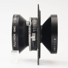 画像をギャラリービューアに読み込む, フジ Fujifilm Fujinon SWD 75mm F5.6 大判レンズ