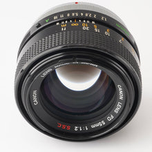 画像をギャラリービューアに読み込む, キヤノン Canon FD 55mm F1.2 S.S.C