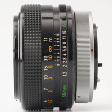 画像をギャラリービューアに読み込む, キヤノン Canon FD 55mm F1.2 S.S.C