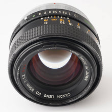画像をギャラリービューアに読み込む, キヤノン Canon FD 55mm F1.2 S.S.C
