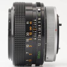 画像をギャラリービューアに読み込む, キヤノン Canon FD 55mm F1.2 S.S.C