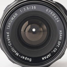 画像をギャラリービューアに読み込む, ペンタックス Pentax Asahi Super Multi Coated タクマー TAKUMAR 35mm F3.5 M42マウント