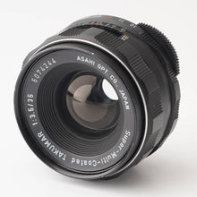 画像をギャラリービューアに読み込む, ペンタックス Pentax Asahi Super Multi Coated タクマー TAKUMAR 35mm F3.5 M42マウント
