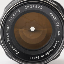 Load image into Gallery viewer, Pentax Asahi Super Takumar 55mm f/1.8 M42 Mount