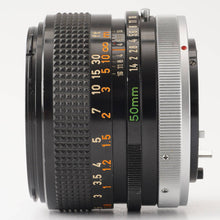 画像をギャラリービューアに読み込む, キヤノン Canon FD 50mm F1.4 S.S.C