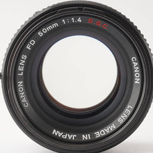 画像をギャラリービューアに読み込む, キヤノン Canon FD 50mm F1.4 S.S.C
