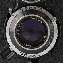 画像をギャラリービューアに読み込む, ヤシカ Yashica YashicaFlex AII型 / Yashimar 80mm F3.5