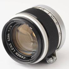 Load image into Gallery viewer, Canon 50mm f/1.8 L39 LTM