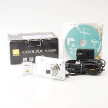 Load image into Gallery viewer, Nikon COOLPIX S3400 / NIKKOR 7X WIDE OPICAL ZOOM ED 4.7-32.9mm f/3.4-6.4