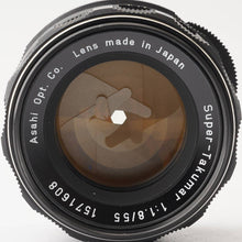 画像をギャラリービューアに読み込む, ペンタックス / Pentax Asahi スーパータクマー Super Takumar 55mm F1.8 M42 マウント