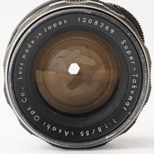 画像をギャラリービューアに読み込む, ペンタックス Pentax Asahi スーパータクマー Super Takumar 55mm F1.8 前期 M42マウント