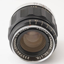 画像をギャラリービューアに読み込む, Leotax LEONON 5cm 50mm f/2 ライカ L39マウント