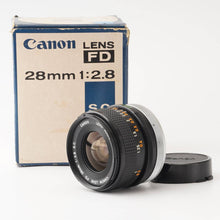 画像をギャラリービューアに読み込む, キヤノン Canon FD 28mm F2.8 S.C.
