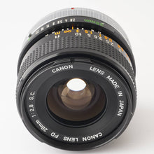 画像をギャラリービューアに読み込む, キヤノン Canon FD 28mm F2.8 S.C.