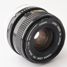 画像をギャラリービューアに読み込む, キヤノン Canon FD 28mm F2.8 S.C.