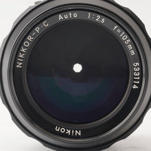 Load image into Gallery viewer, Nikon Ai NIKKOR-P C Auto 105mm f/2.5