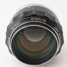 画像をギャラリービューアに読み込む, ミノルタ Minolta MC Rokkor PG 58mm F1.2 MCマウント