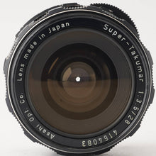 画像をギャラリービューアに読み込む, ペンタックス Pentax Asahi スーパータクマー Super Takumar 28mm F3.5 M42マウント