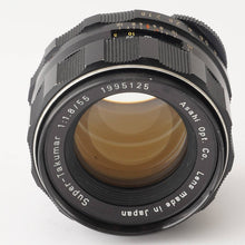 Load image into Gallery viewer, Pentax Asahi Super Takumar 55mm f/1.8 M42 mount