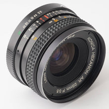 画像をギャラリービューアに読み込む, コニカ Konica HEXANON AR 28mm F3.5 ARマウント