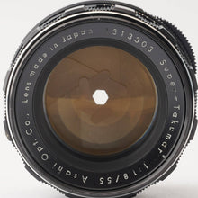 Load image into Gallery viewer, Pentax Asahi Super Takumar 55mm f/1.8 前期 M42 Mount