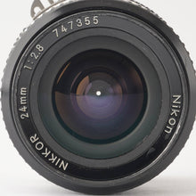 Load image into Gallery viewer, Nikon Ai-s NIKKOR 24mm f/2.8