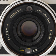 画像をギャラリービューアに読み込む, コニカ Konica C35 / HEXANON 38mm F2.8