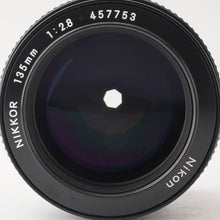 Load image into Gallery viewer, Nikon non-Ai NIKKOR 135mm f/2.8