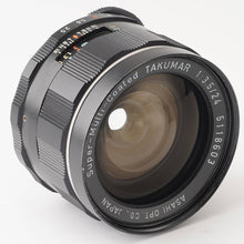 画像をギャラリービューアに読み込む, ペンタックス Pentax Asahi Super Multi Coated タクマー TAKUMAR 24mm F3.5 M42マウント