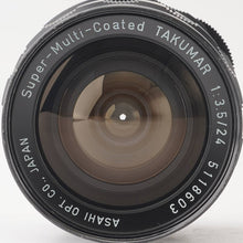 画像をギャラリービューアに読み込む, ペンタックス Pentax Asahi Super Multi Coated タクマー TAKUMAR 24mm F3.5 M42マウント