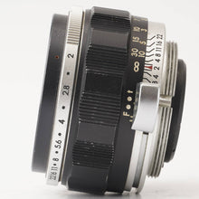 Load image into Gallery viewer, Pentax Asahi Auto Takumar 55mm f/2 M42 mount