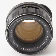 画像をギャラリービューアに読み込む, ペンタックス Pentax Asahi スーパータクマー Super Takumar 55mm f/1.8 前期 M42マウント
