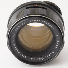 画像をギャラリービューアに読み込む, ペンタックス Pentax Asahi スーパータクマー Super Takumar 55mm f/1.8 前期 M42マウント