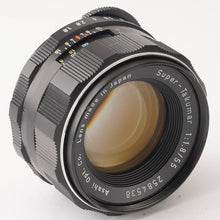 画像をギャラリービューアに読み込む, ペンタックス Pentax Asahi スーパータクマー Super Takumar 55mm f/1.8 M42マウント