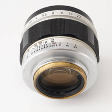 画像をギャラリービューアに読み込む, キヤノン Canon 50mm F1.4 LTM L39
